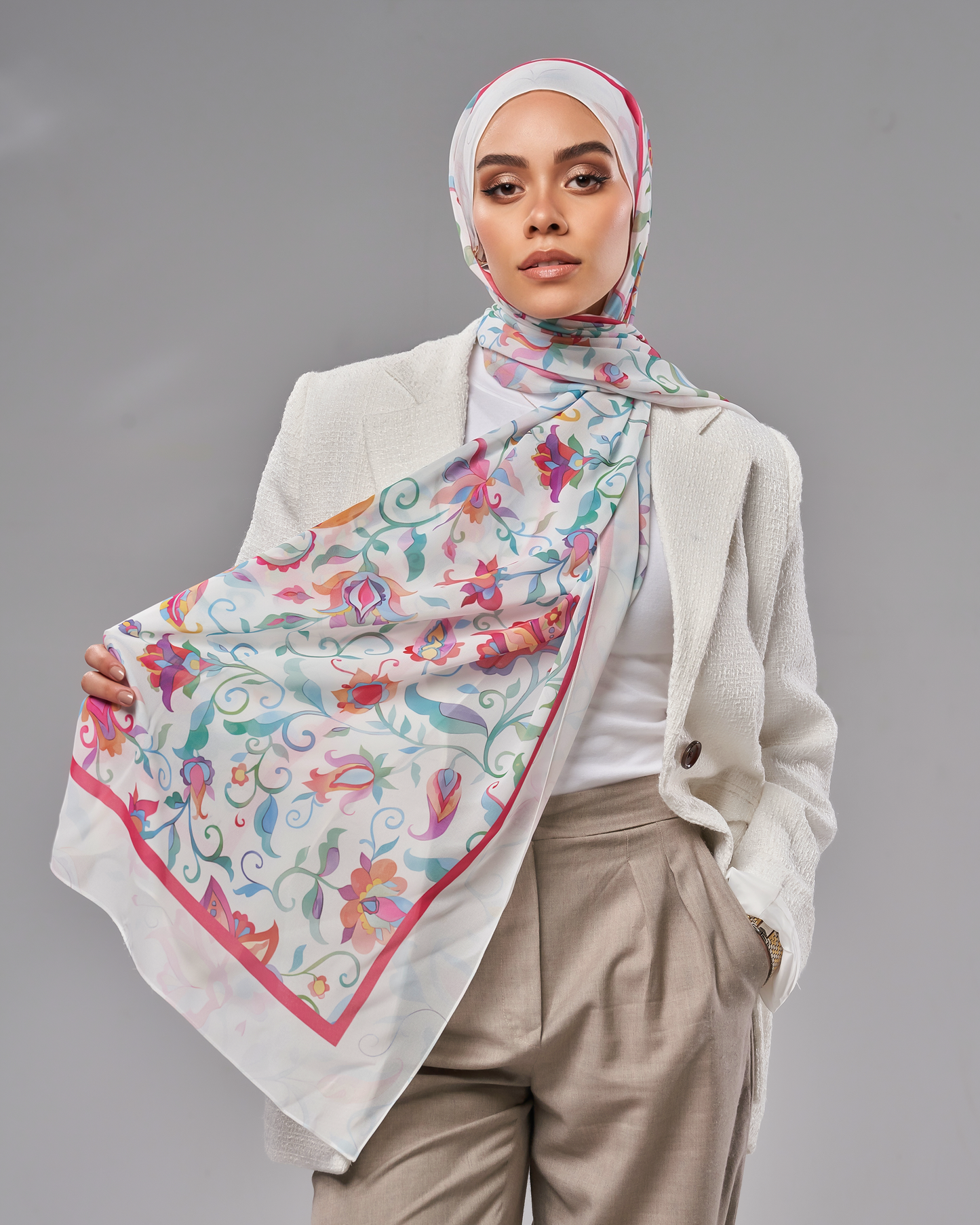 Printed Chiffon Hijab