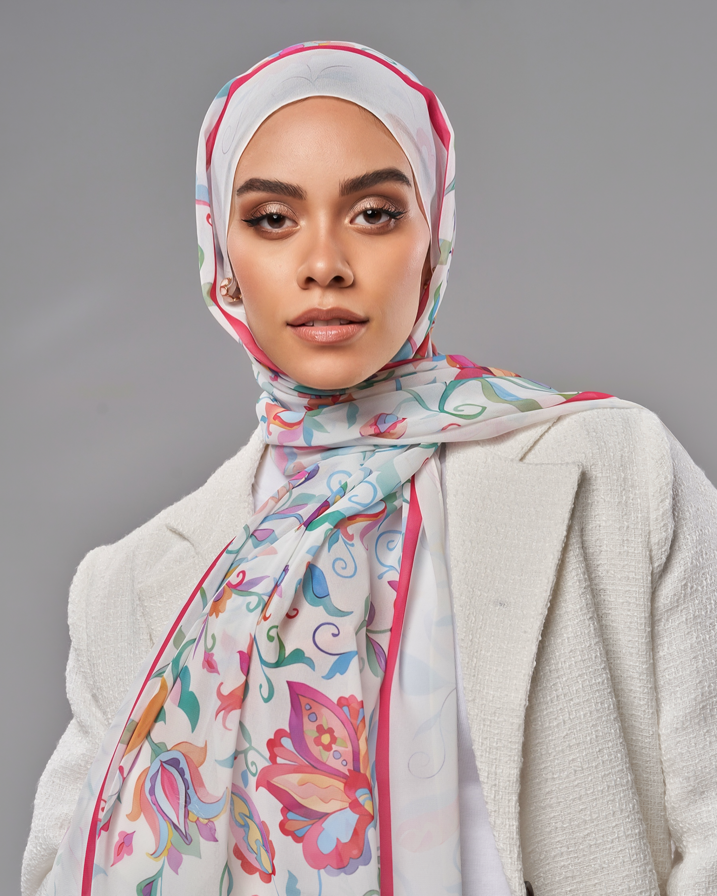 Printed Chiffon Hijab