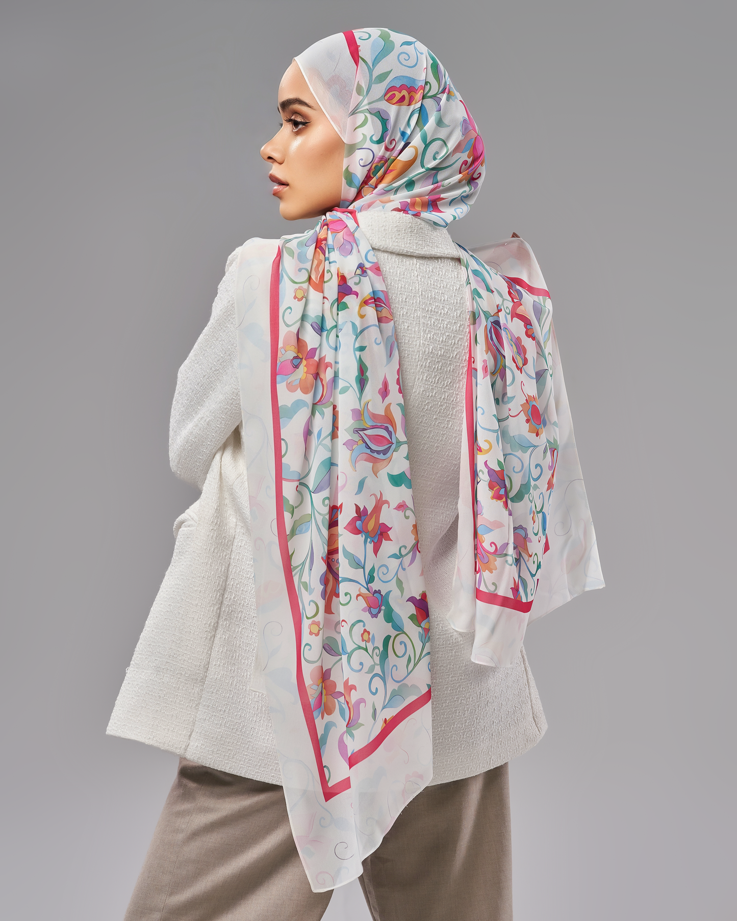 Printed Chiffon Hijab