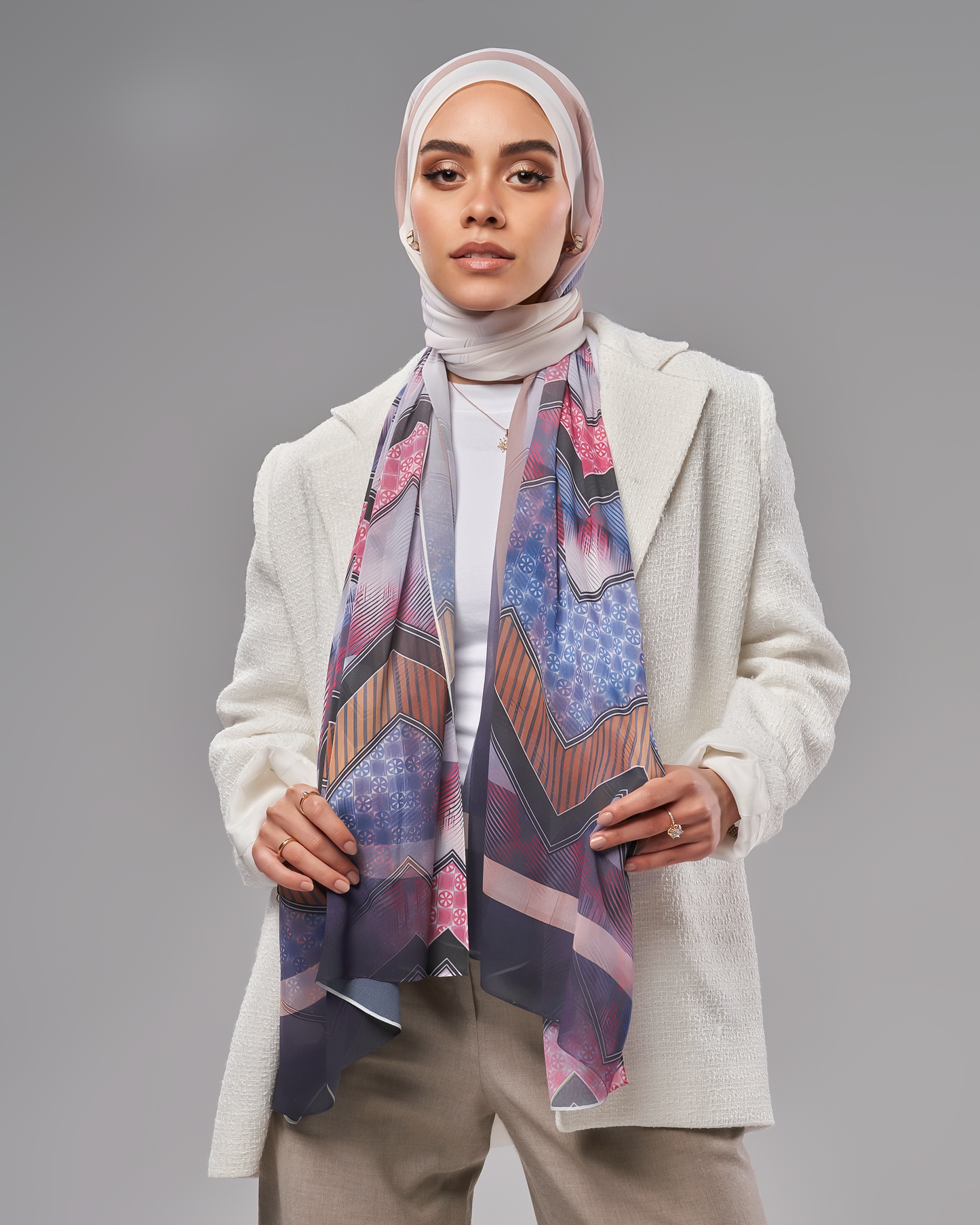 Printed Chiffon Hijab