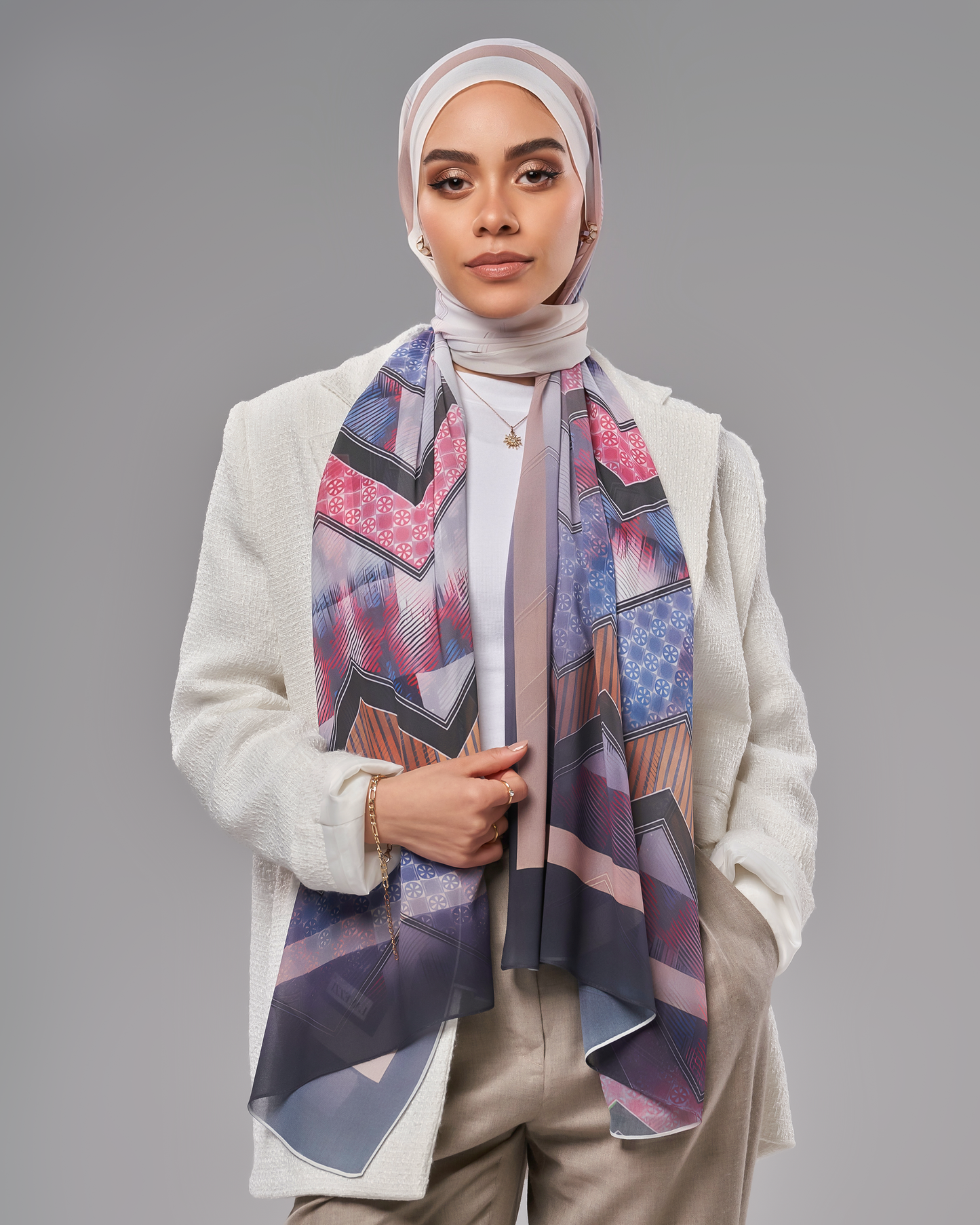 Printed Chiffon Hijab
