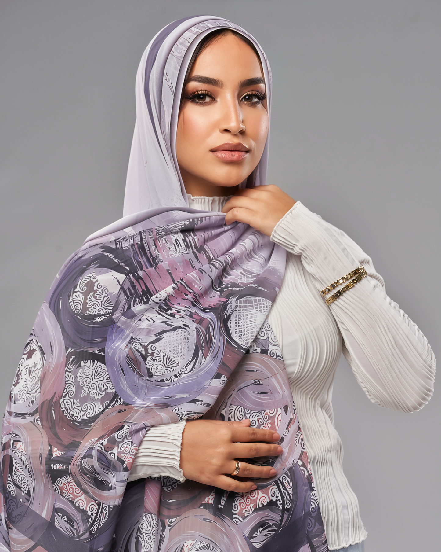 Printed Chiffon Hijab