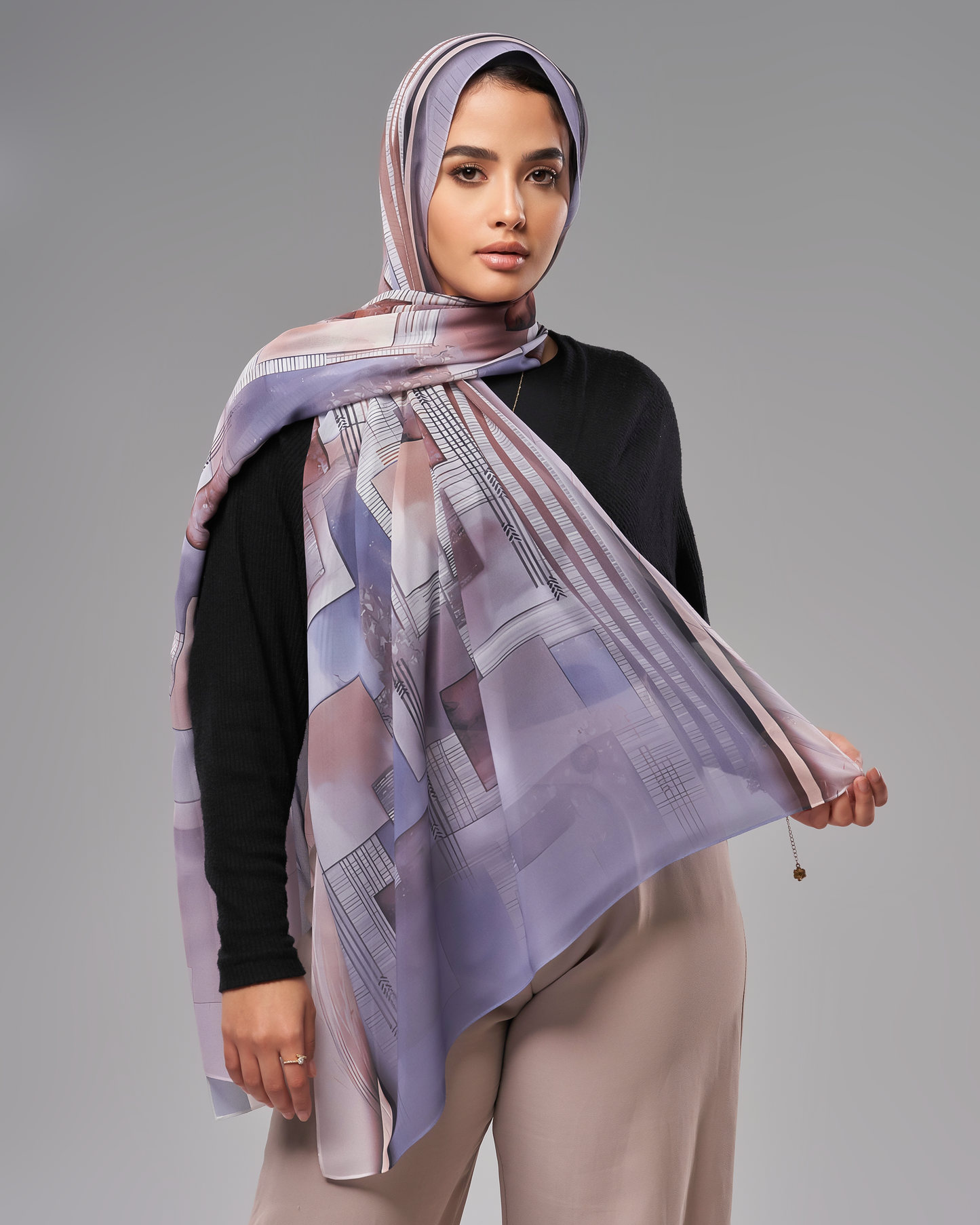 Printed Chiffon Hijab