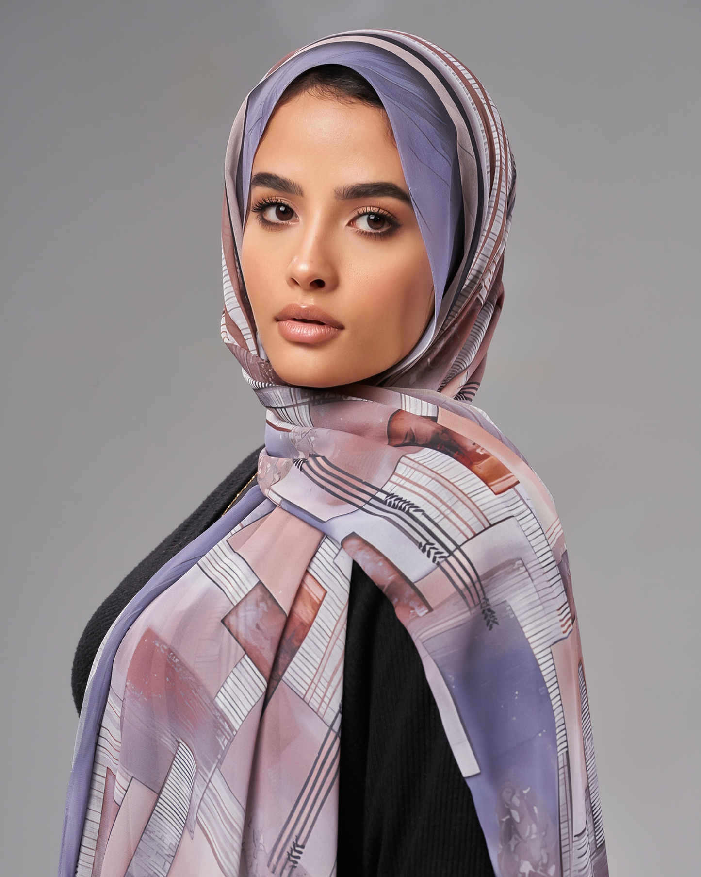 Printed Chiffon Hijab