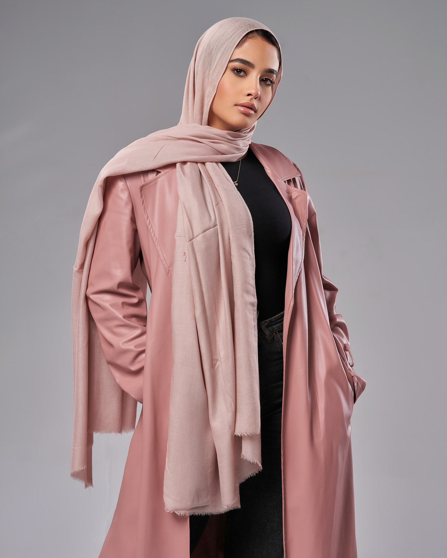 Cotton Modal Hijab - Blush