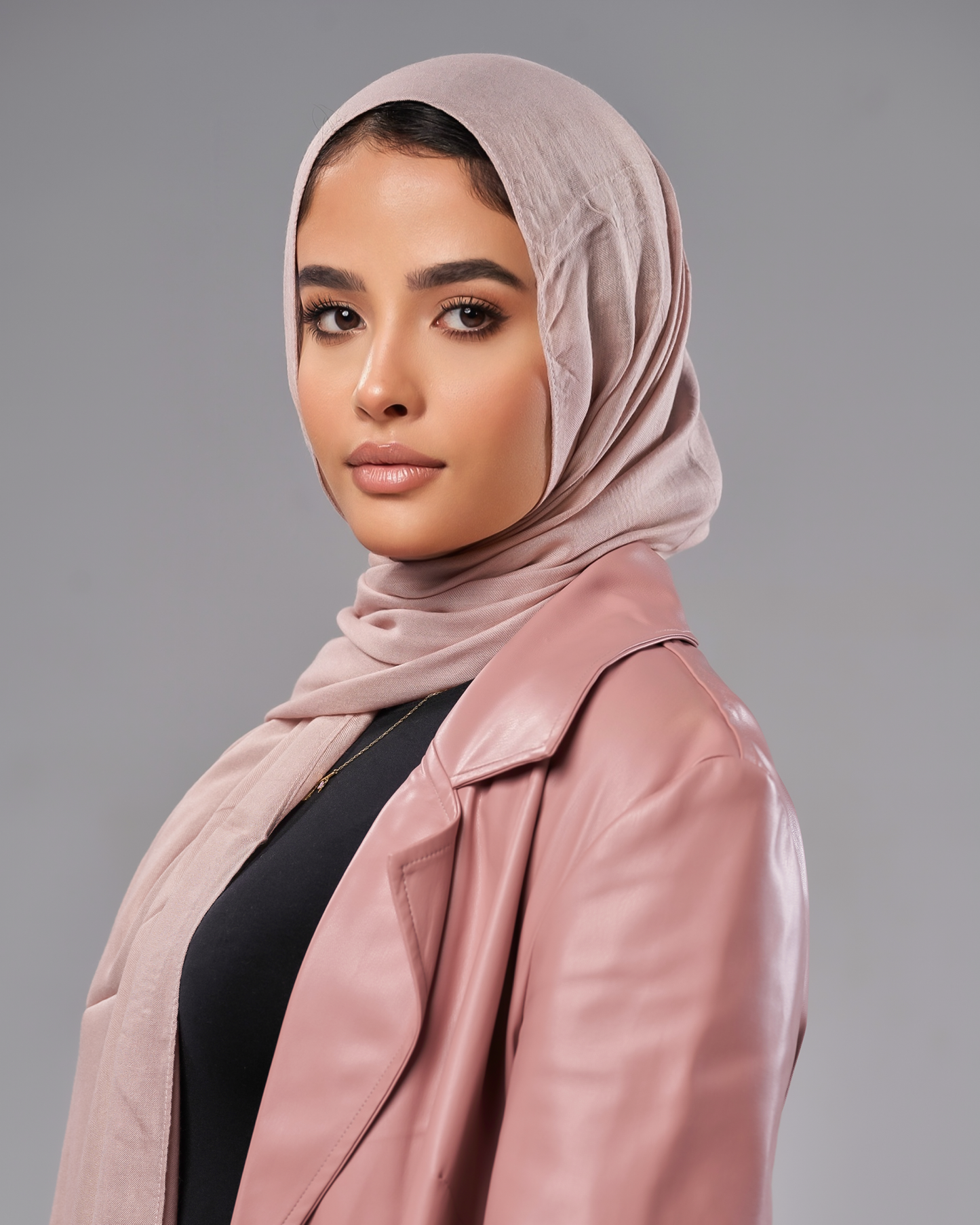 Cotton Modal Hijab - Blush