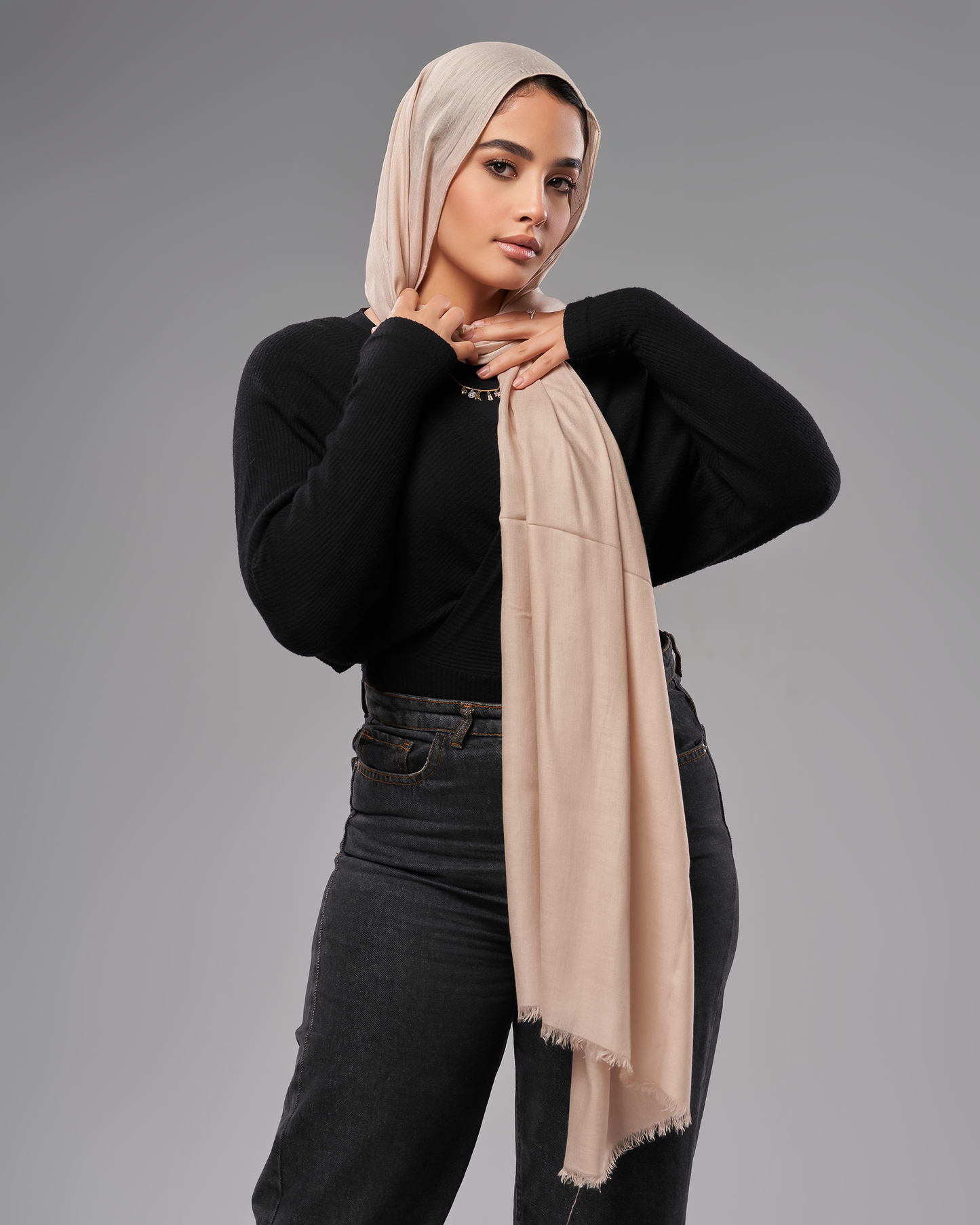 Cotton Modal Hijab - Dusty Mauve