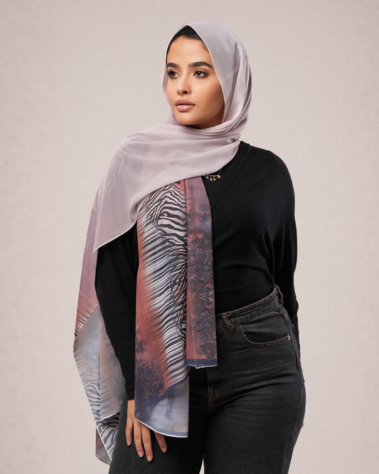 Printed Chiffon Hijab