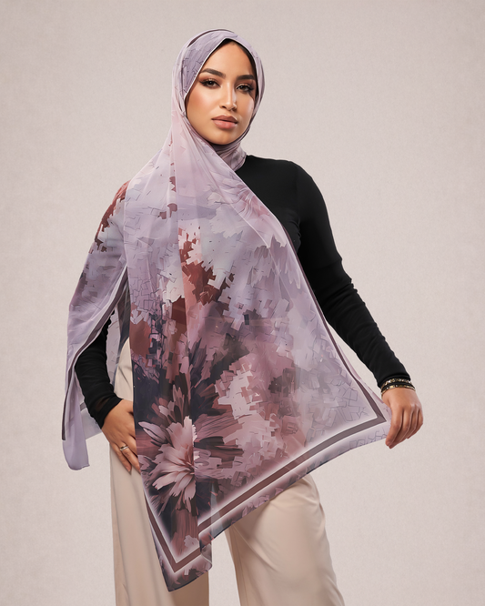 Printed Chiffon Hijab