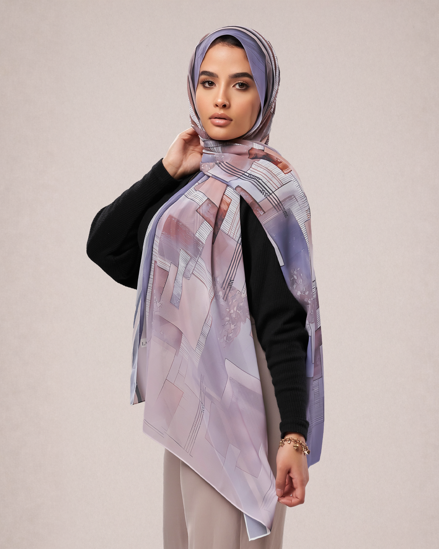 Printed Chiffon Hijab