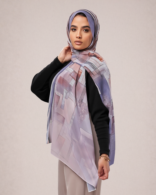 Printed Chiffon Hijab