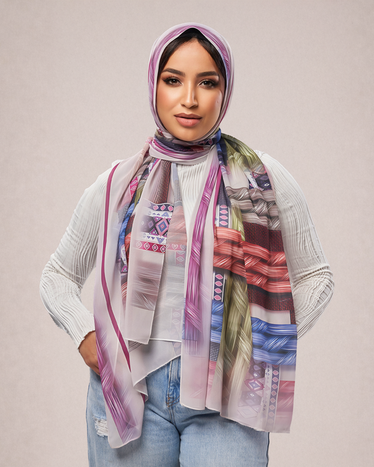 Printed Chiffon Hijab