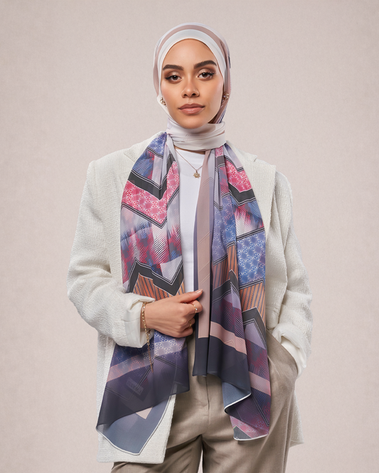 Printed Chiffon Hijab
