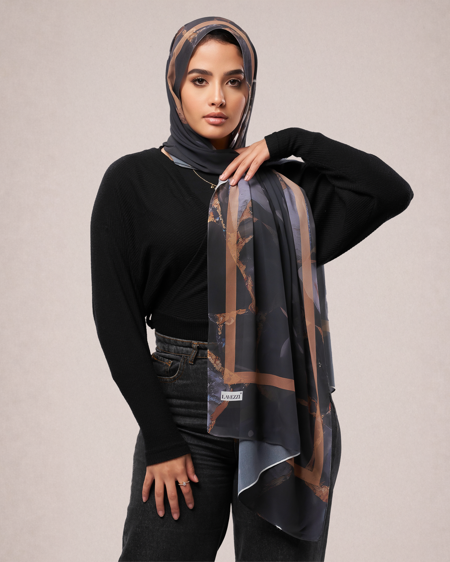 Printed Chiffon Hijab