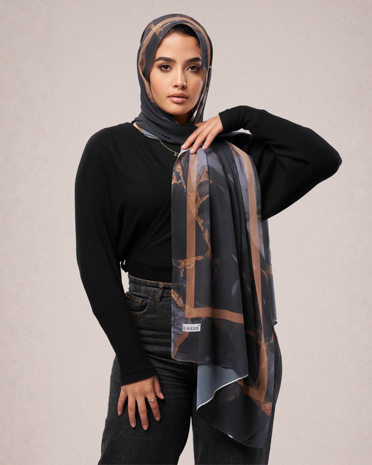 Printed Chiffon Hijab