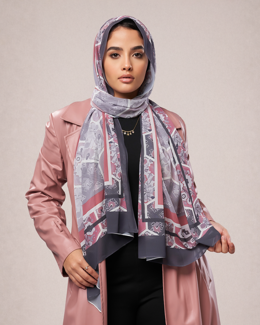 Printed Chiffon Hijab