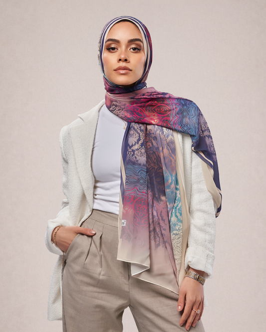 Printed Chiffon Hijab
