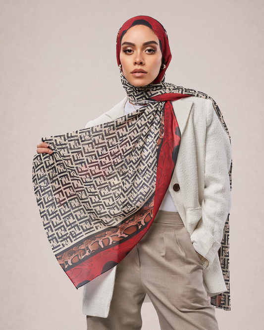 Printed Chiffon Hijab