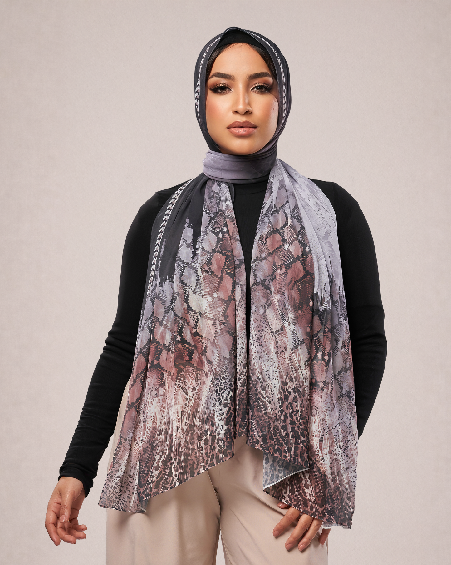 Printed Chiffon Hijab
